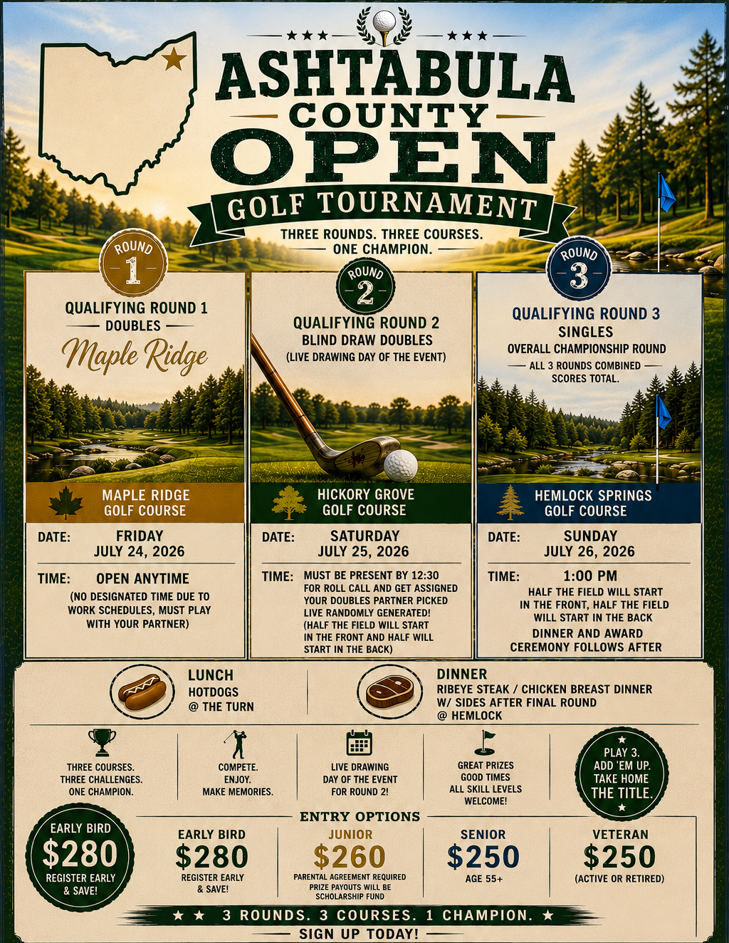 2026 Ashtabula County Open Registration